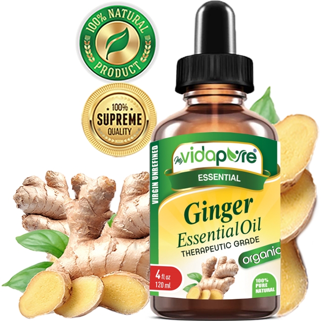 Ginger Essential Oil Organic myVidaPure