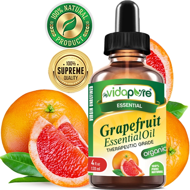 Grapefruit Essential Oil Organic myVidaPure