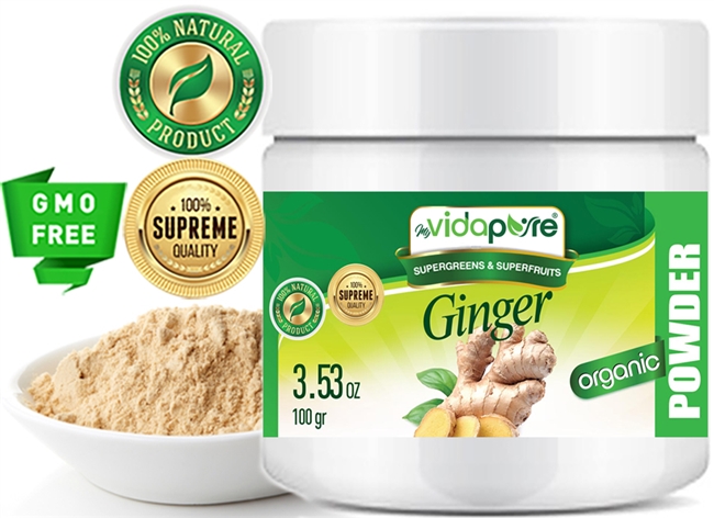 Ginger Powder Organic myVidaPure