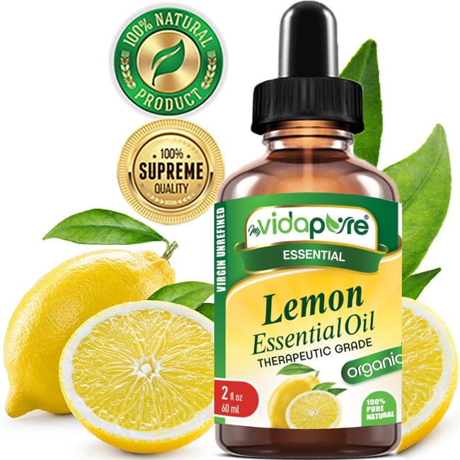 Lemon Essential Oil Organic myVidaPure