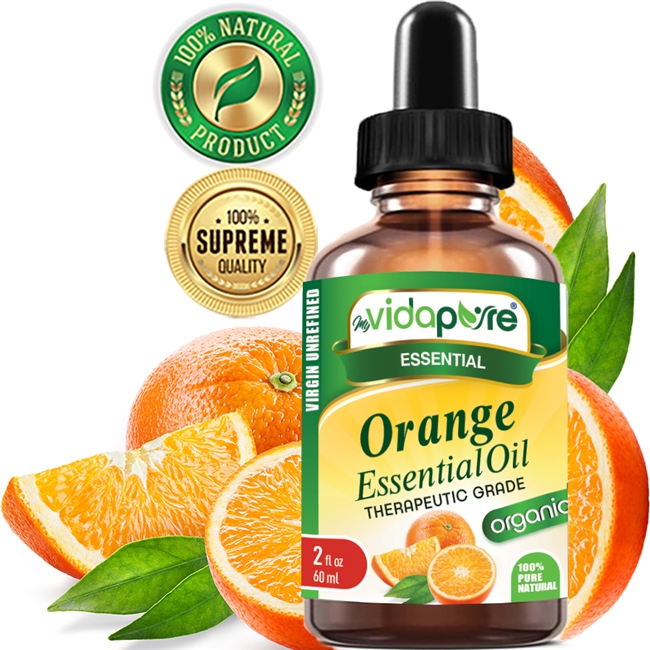 Orange Essential Oil Organic myVidaPure