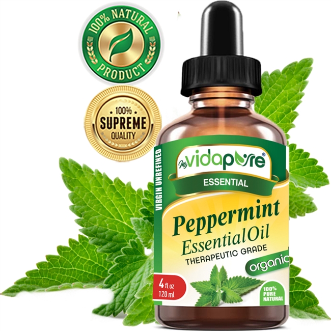 Peppermint Essential Oil Organic myVidaPure