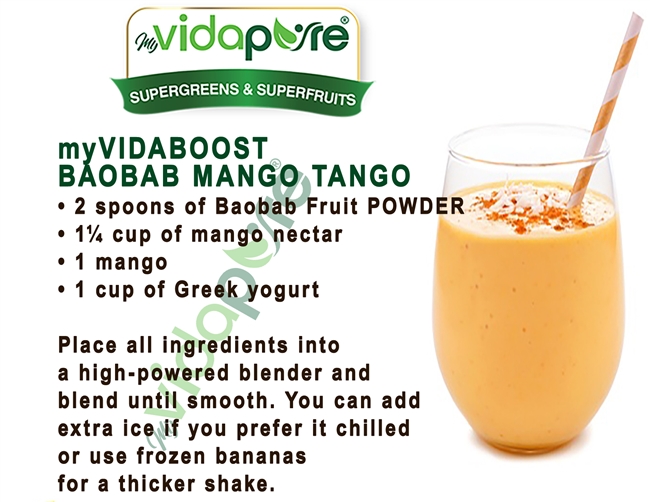 myvidaboost baobab mango tango