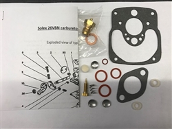 Solex 26VBN carburetor kit