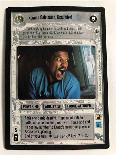 Star Wars CCG (SWCCG) Lando Calrissian, Scoundrel