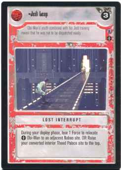 Star Wars CCG (SWCCG) Jedi Leap