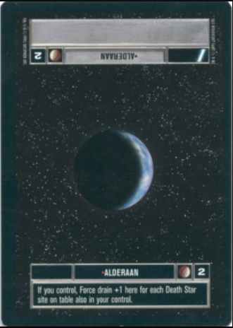 Star Wars CCG (SWCCG) Alderaan