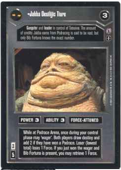 Star Wars CCG (SWCCG) Jabba Desilijic Tiure