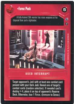 Star Wars CCG (SWCCG) Force Push