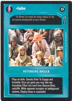 Star Wars CCG (SWCCG) Fanfare