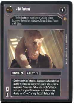 Star Wars CCG (SWCCG) Bib Fortuna