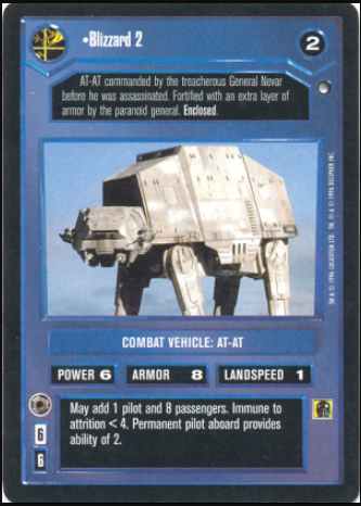 Star Wars CCG (SWCCG) Blizzard 2