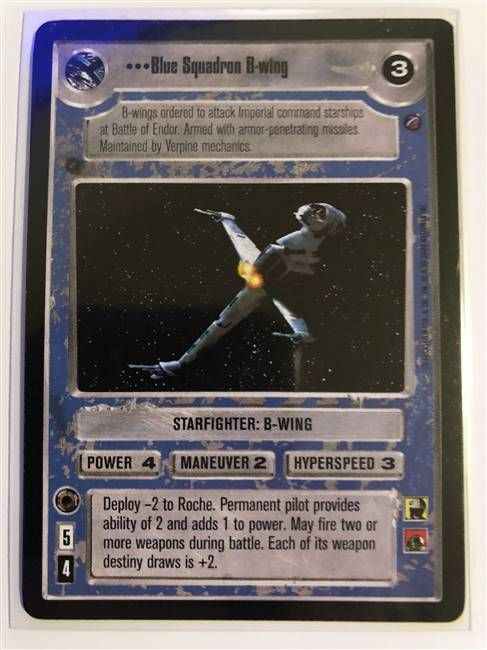 Star Wars CCG (SWCCG) Blue Squadron B-wing