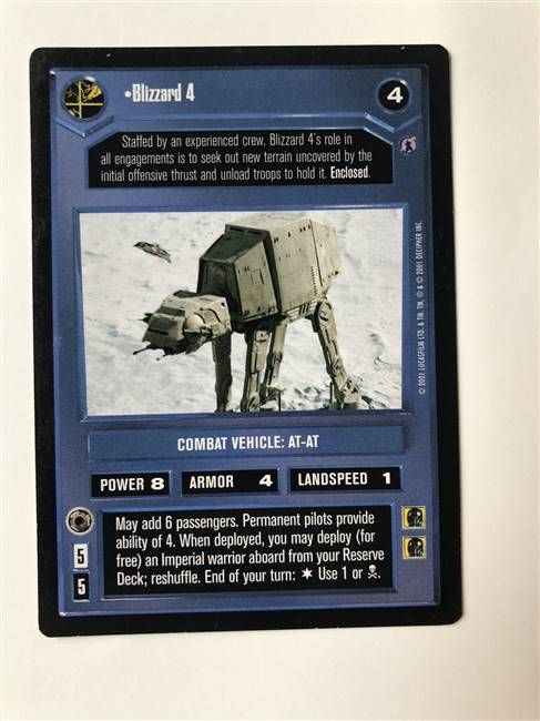 Star Wars CCG (SWCCG) Blizzard 4