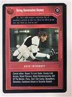 Star Wars CCG (SWCCG) Boring Conversation Anyway