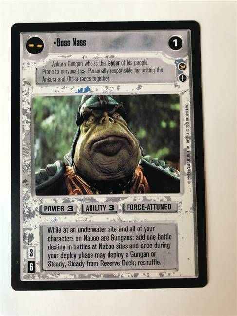 Star Wars CCG (SWCCG) Boss Nass