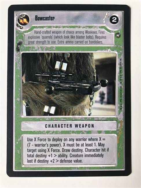 Star Wars CCG (SWCCG) Bowcaster