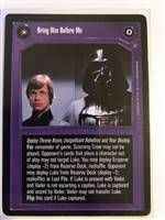 Star Wars CCG (SWCCG) Bring Him Before Me/Take Your Father's Place