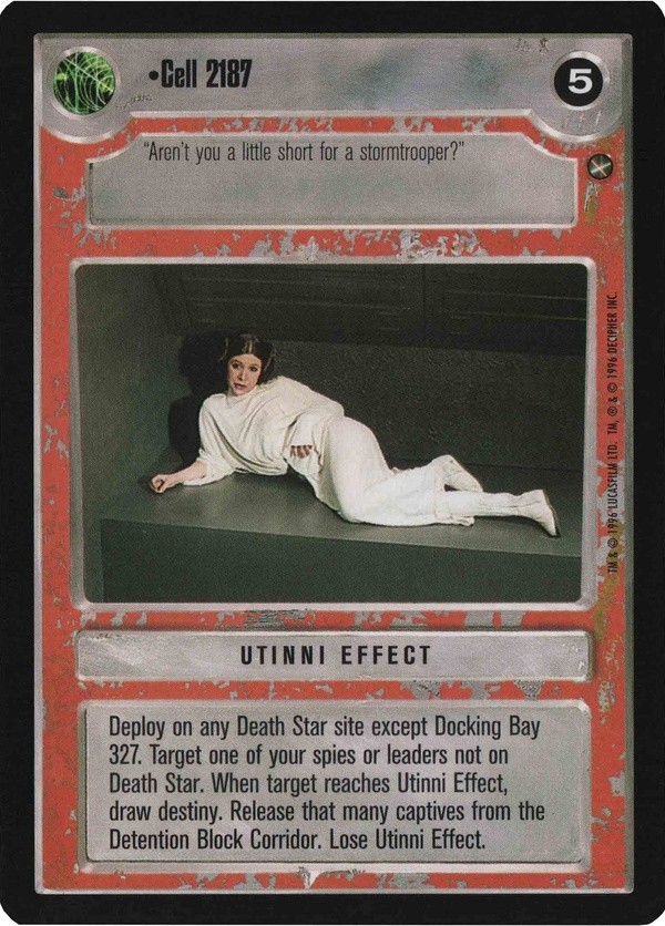 Star Wars CCG (SWCCG) Cell 2187