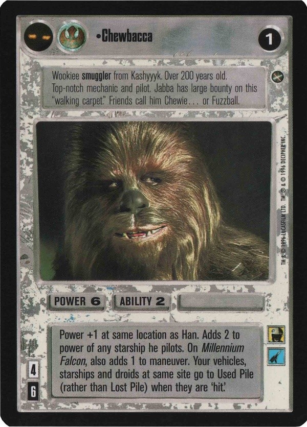 Star Wars CCG (SWCCG) Chewbacca