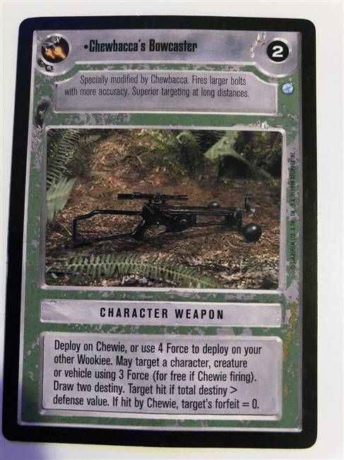 Star Wars CCG (SWCCG) Chewbacca's Bowcaster