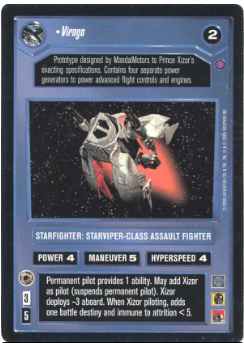 Star Wars CCG (SWCCG) Virago