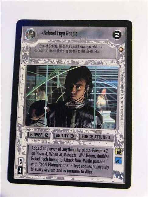 Star Wars CCG (SWCCG) Colonel Feyn Gospic