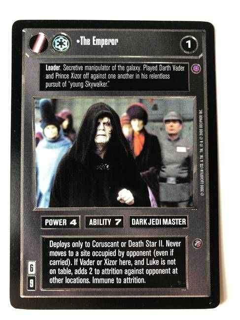 Star Wars CCG (SWCCG) The Emperor