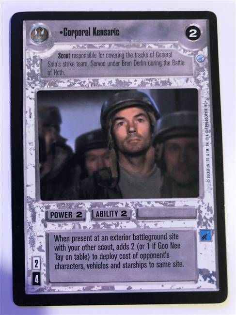 Star Wars CCG (SWCCG) Corporal Kensaric