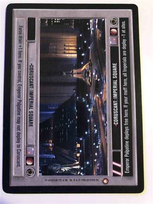 Star Wars CCG (SWCCG) Coruscant: Imperial Square