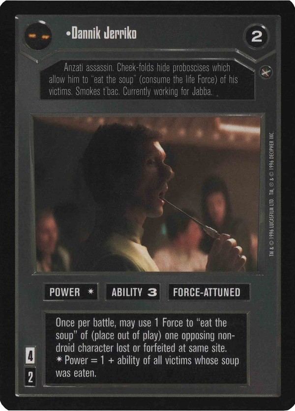 Star Wars CCG (SWCCG) Dannik Jerriko