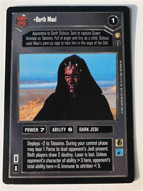 Star Wars CCG (SWCCG) Darth Maul