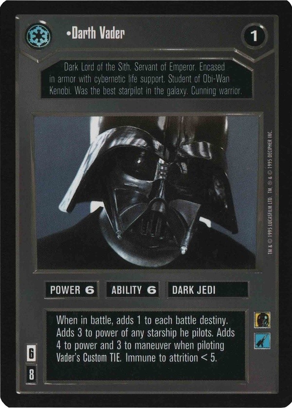 Star Wars CCG (SWCCG) Darth Vader