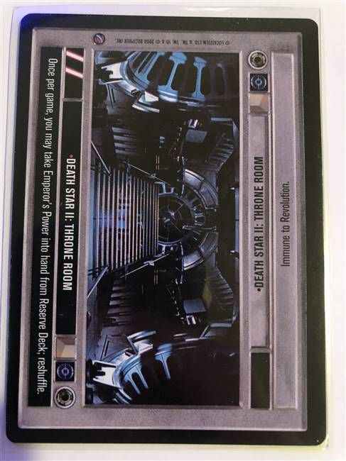 Star Wars CCG (SWCCG) Death Star II: Throne Room