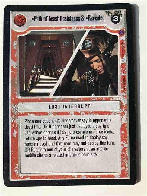 Star Wars CCG (SWCCG) Path Of Least Resistance & Revealed