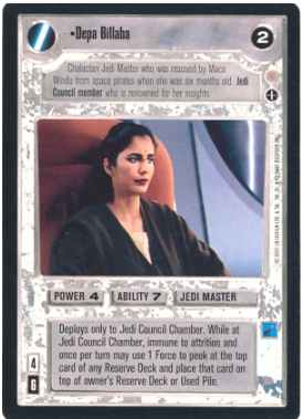 Star Wars CCG (SWCCG) Depa Billaba