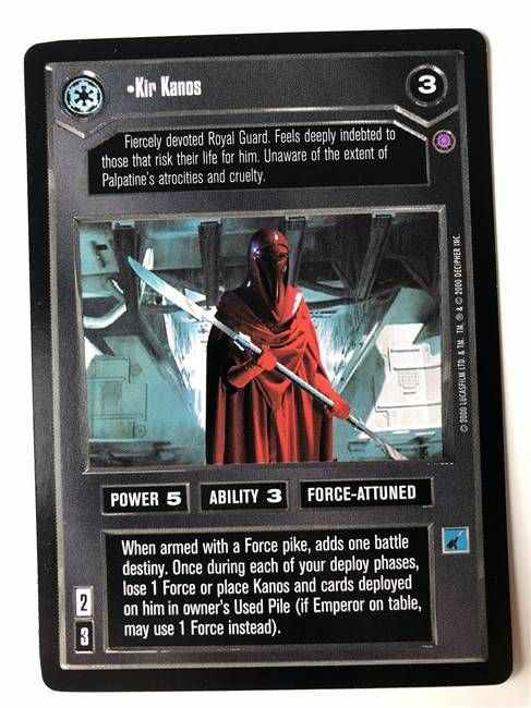 Star Wars CCG (SWCCG) Kir Kanos