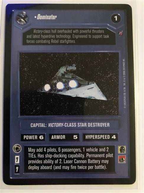 Star Wars CCG (SWCCG) Dominator