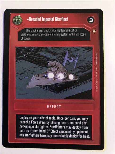 Star Wars CCG (SWCCG) Dreaded Imperial Starfleet