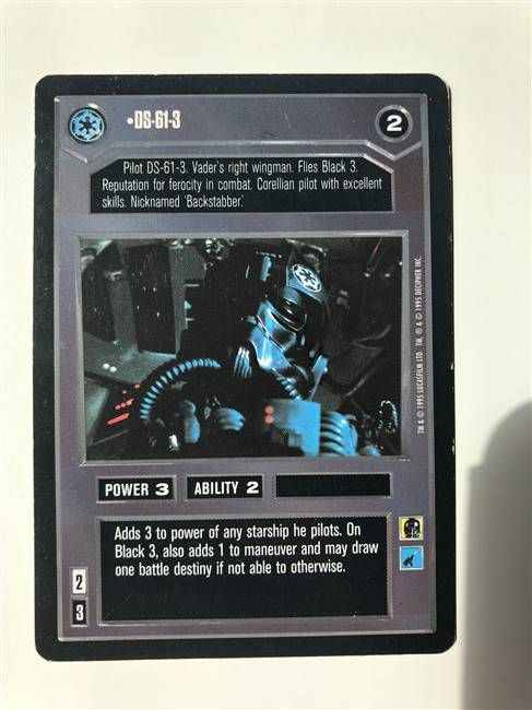 Star Wars CCG (SWCCG) DS-61-3