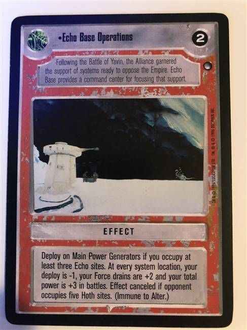 Star Wars CCG (SWCCG) Echo Base Operations