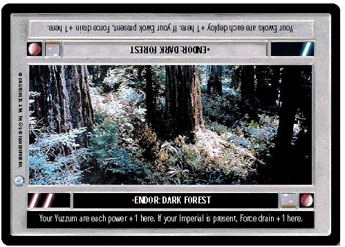 Star Wars CCG (SWCCG) Endor: Dark Forest