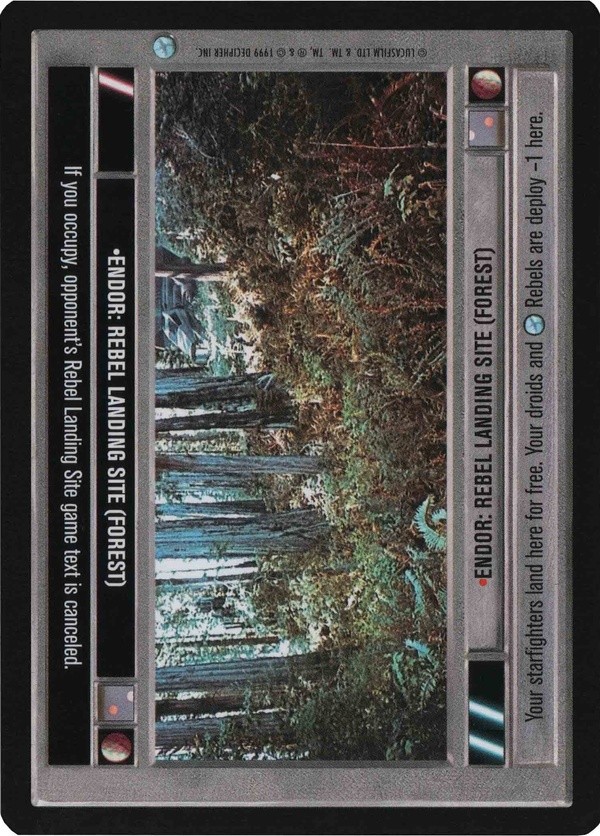 Star Wars CCG (SWCCG) Endor: Rebel Landing Site (Forest)