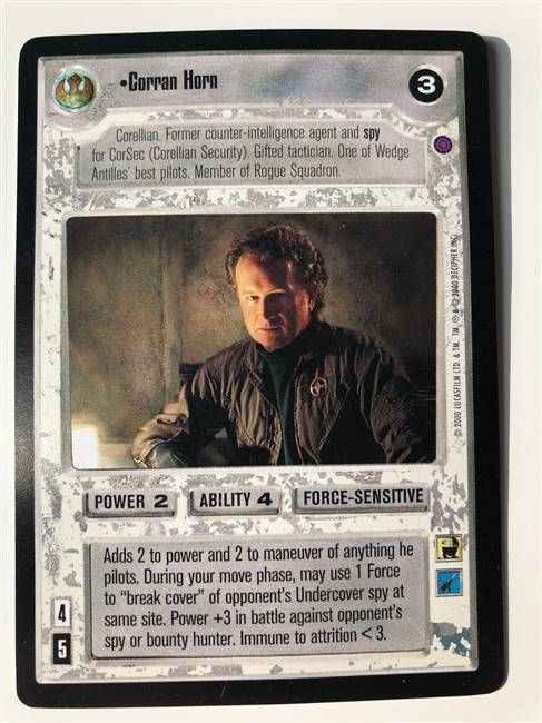 Star Wars CCG (SWCCG) Corran Horn