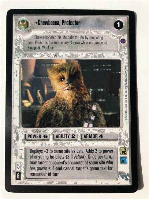 Star Wars CCG (SWCCG) Chewbacca, Protector
