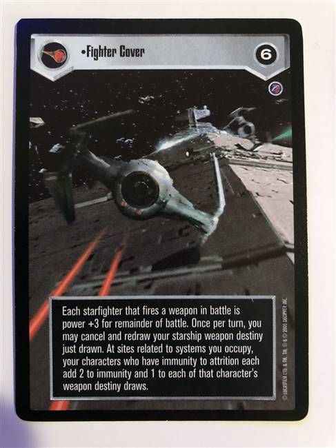 Star Wars CCG (SWCCG) Fighter Cover