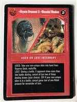 Star Wars CCG (SWCCG) Abyssin Ornament & Wounded Wookiee