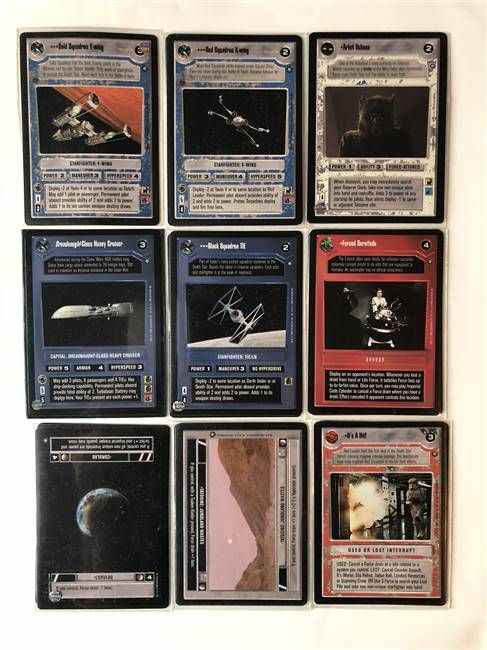 Star Wars CCG (SWCCG) Official Tournament Sealed Deck - OTSD Complete Set (Opened)