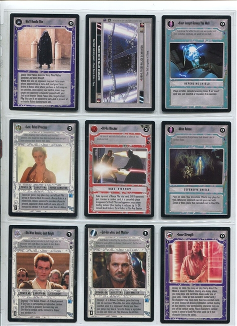 Star Wars CCG (SWCCG) Reflections III Premium Complete Set