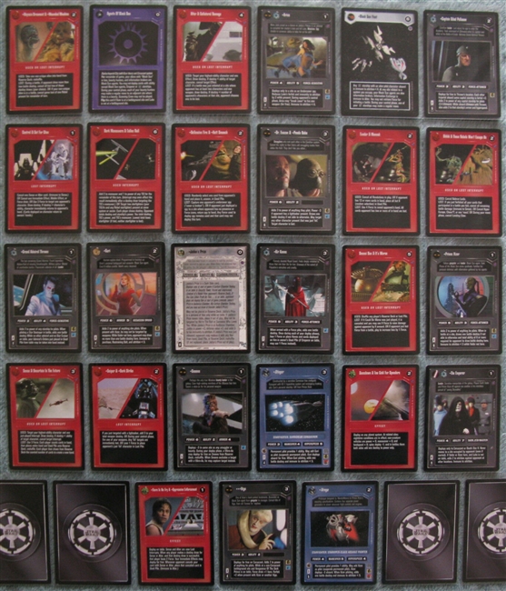 Star Wars CCG (SWCCG) Reflections II Premium Complete Set